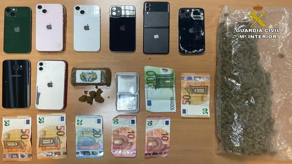 Nueve magrebíes detenidos en Ibiza por tráfico de drogas y robos en viviendas de lujo