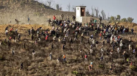 La Guardia Civil en máxima alerta en Ceuta ante una amenaza de invasión inmigratoria masiva desde Marruecos - septiembre 2024