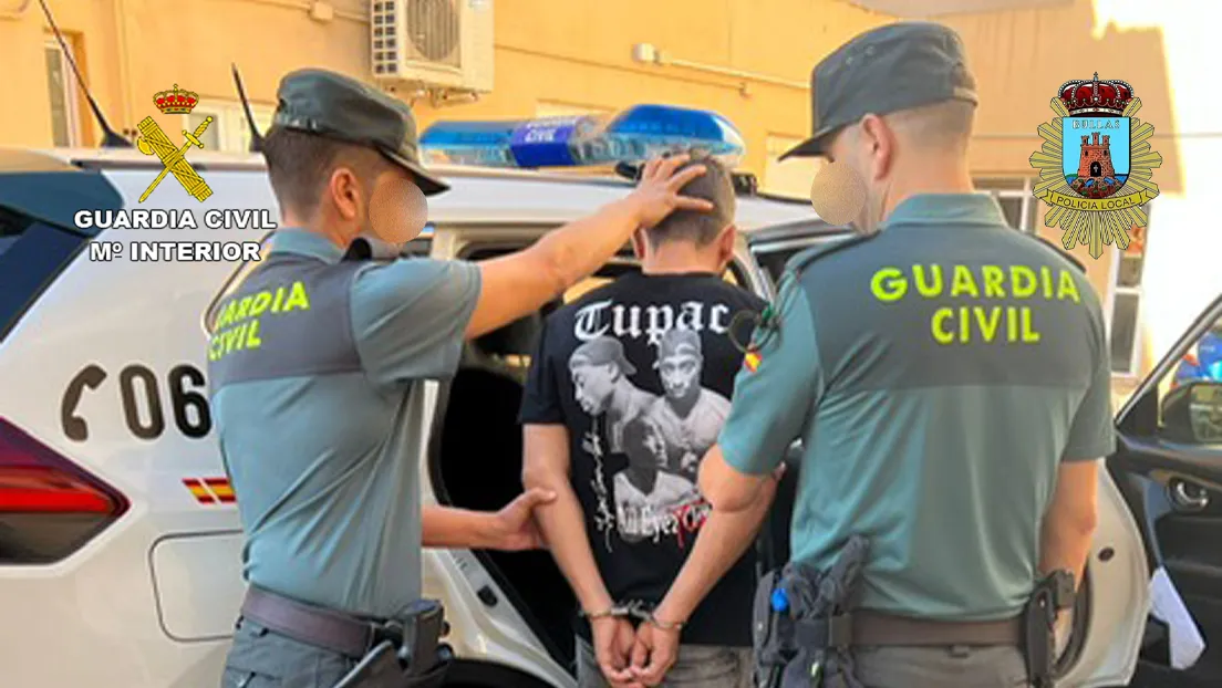 Detenido un violento marroquí cuando intentaba huir tras robar en una vivienda en Murcia
