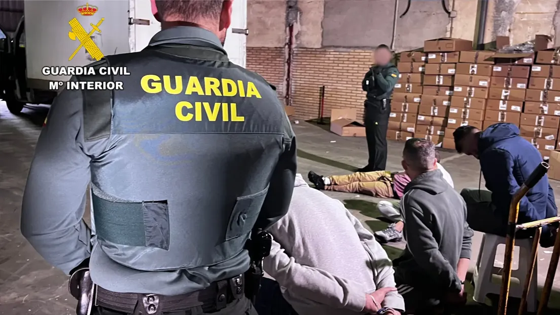 Desarticulada una banda criminal compuesta por cinco marroquíes que robaron mercancías por valor de un millón de euros en Zaragoza