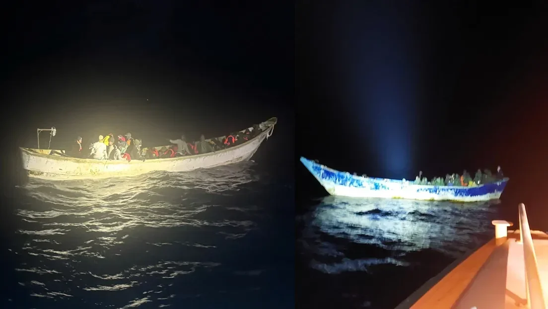 Dos cayucos con alrededor de 120 inmigrantes han sido localizados en la madrugada de este domingo y remolcados hasta El Hierro