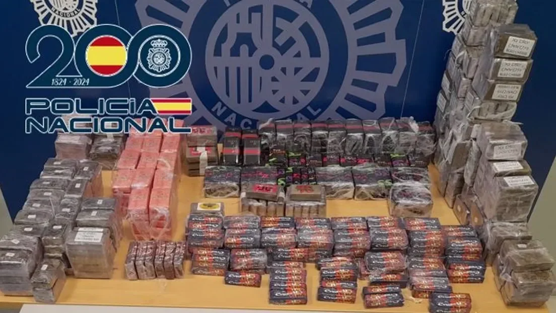 Desarticulada en Granada una red de tráfico de hachís a gran escala dirigida por cuatro marroquíes