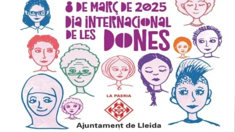 Polémica por la imagen de una mujer con chador islámico incluida en el cartel del Día Internacional de la Mujer del Ayuntamiento de Lérida - marzo 2025