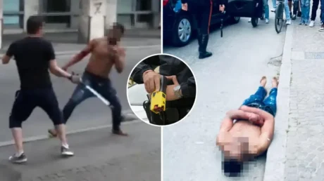 Un marroquí apuñala con unas tijeras a dos personas al azar en Bolonia (Italia) y un hombre intenta detenerlo con una muleta - mayo 2025