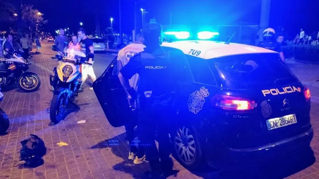 Dos subsaharianos arrestados por dejar inconsciente a un turista tras darle una paliza para robarle en Palma de Mallorca