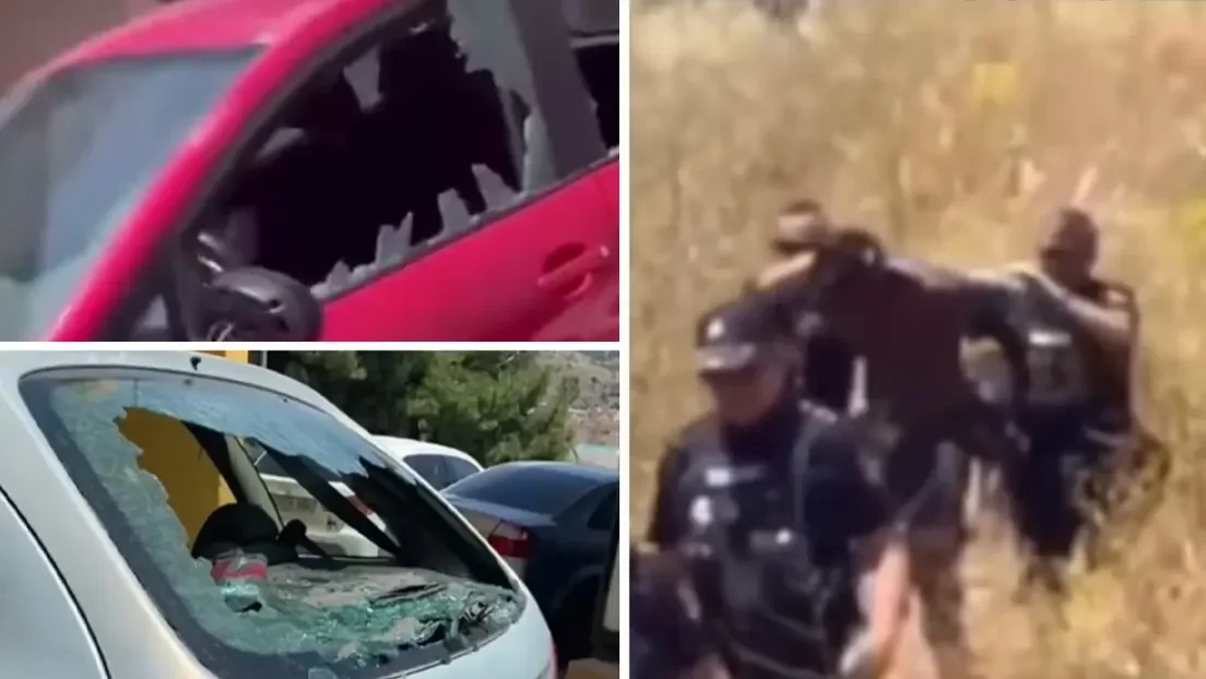 Un africano siembra el caos en Málaga tras destrozar vehículos aparcados y en circulación con un machete ensangrentado