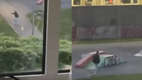 Austria: Dos individuos irrumpen en un skatepark al grito de «Allahu Akbar» y pegando tiros a una persona que huye del lugar - mayo 2025