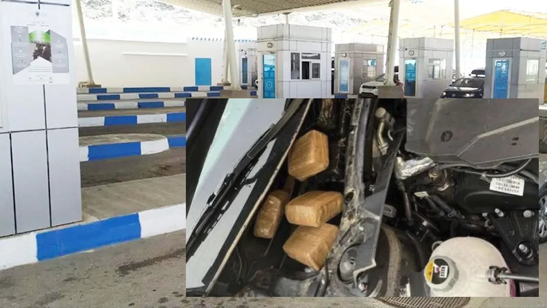Detenido un marroquí por intentar cruzar desde Marruecos a Ceuta con 50 kilos de hachís ocultos en su coche