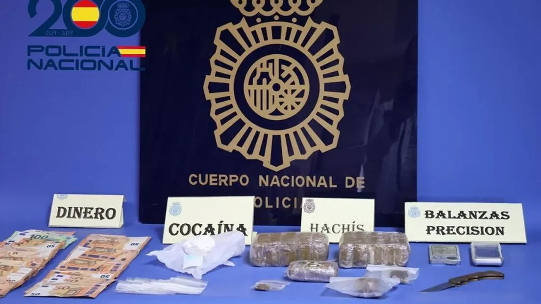 Desmantelan un importante punto de venta de drogas en Gijón y detienen a un marroquí de 63 años