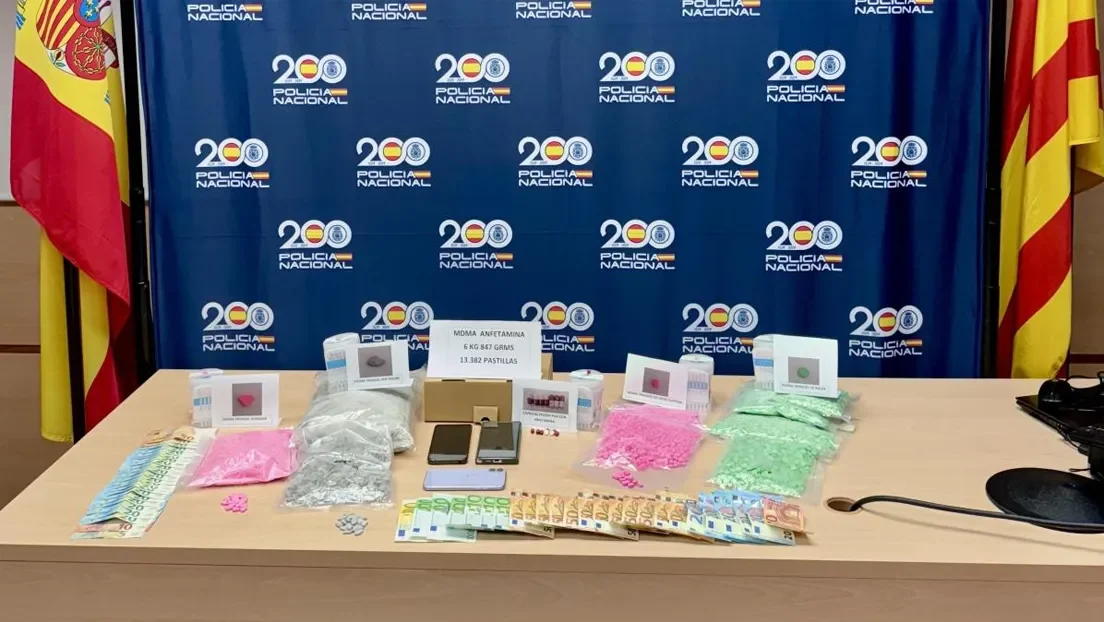 Solicitan 1,3 millones de euros y 9 años de cárcel a dos argelinos por meter 13.382 pastillas de MDMA en España desde Francia