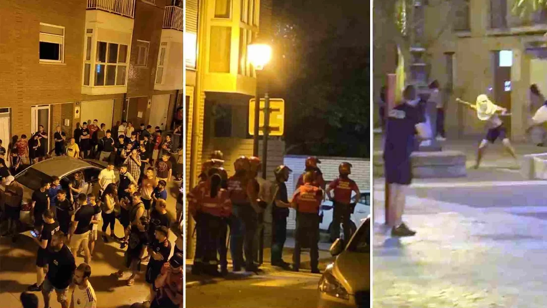 Los vecinos se enfrentan a los MENAS de Marcilla tras robos y ser atacados con piedras, sillas, barradas de hierro, navajas y machetes