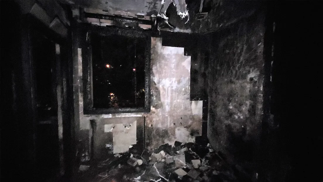 Incendio intencionado en la antigua ikastola de Pamplona, donde viven cerca de 80 individuos, en su mayoría magrebíes