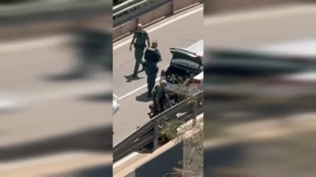 Detenidos dos marroquíes tras una peligrosa persecución de varios kilómetros por la A-7 de Málaga - julio 2025