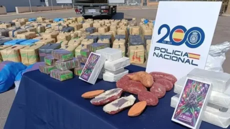 Desmantelada en Almería una red de narcotráfico: ocho detenidos con 15,3 toneladas de hachís en un tráiler desde Marruecos - julio 2025