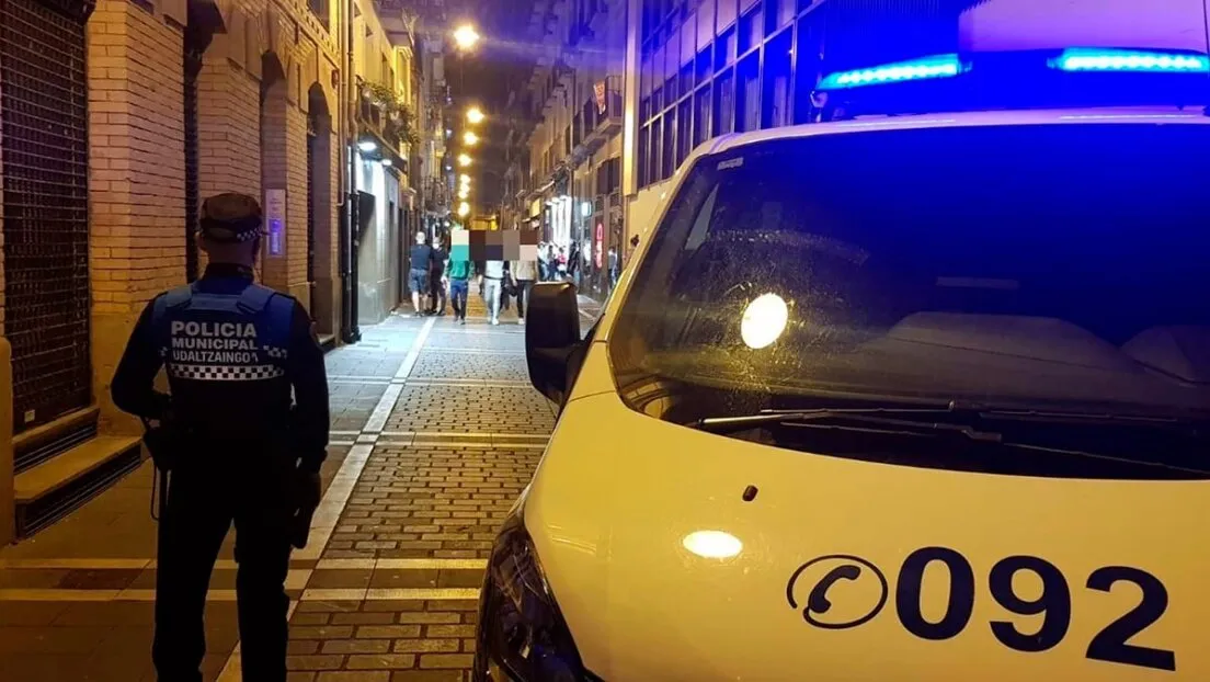 Un herido de un botellazo en la cara en Pamplona tras una violenta pelea entre magrebíes