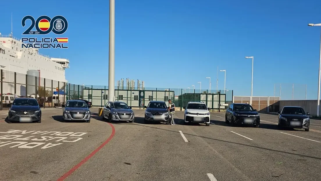 Cuatro argelinos detenidos al intentar trasladar de Alicante a Argelia siete coches robados en Francia
